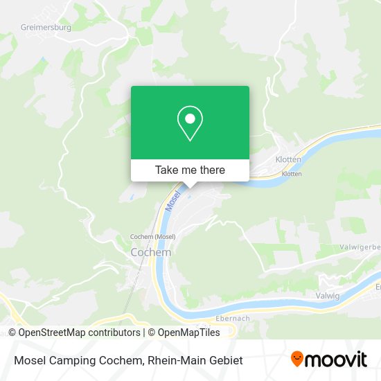 Карта Mosel Camping Cochem