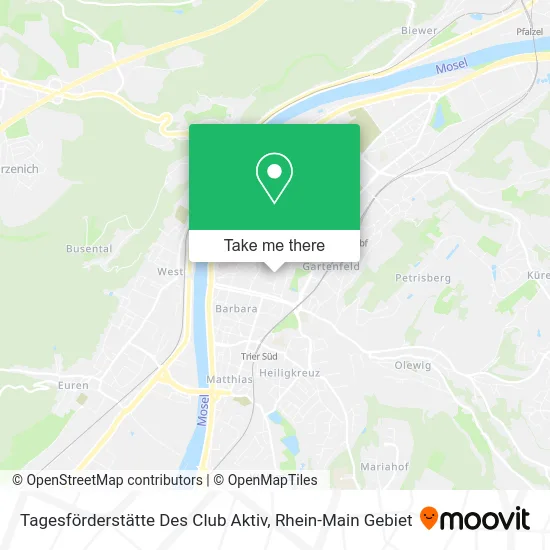 Карта Tagesförderstätte Des Club Aktiv