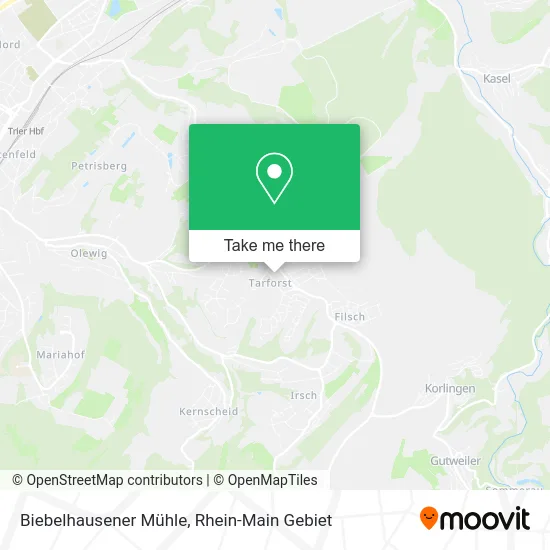 Карта Biebelhausener Mühle
