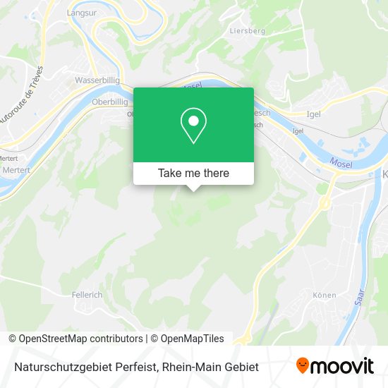 Карта Naturschutzgebiet Perfeist