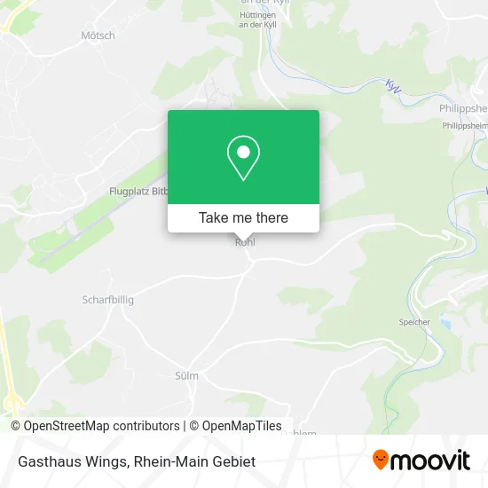Карта Gasthaus Wings
