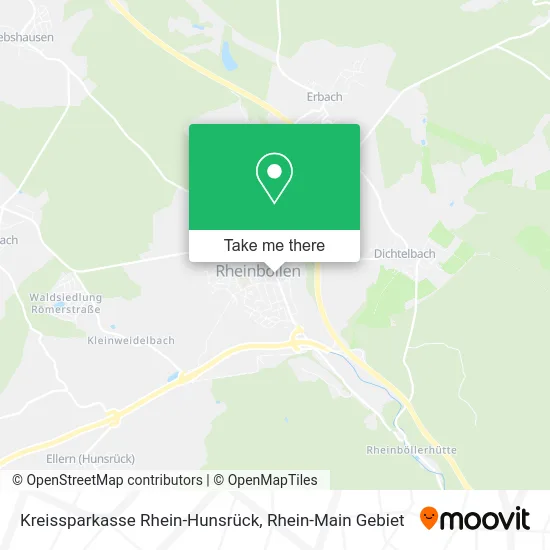 Карта Kreissparkasse Rhein-Hunsrück