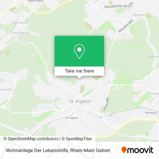 Карта Wohnanlage Der Lebenshilfe