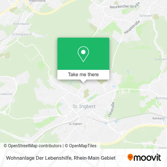 Карта Wohnanlage Der Lebenshilfe