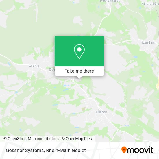 Карта Gessner Systems
