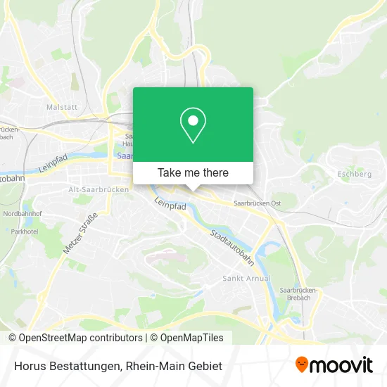 Карта Horus Bestattungen
