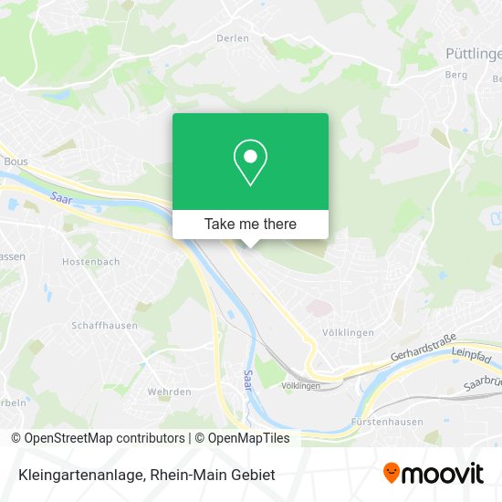 Карта Kleingartenanlage