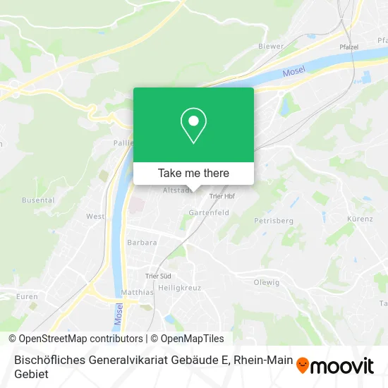 Карта Bischöfliches Generalvikariat Gebäude E