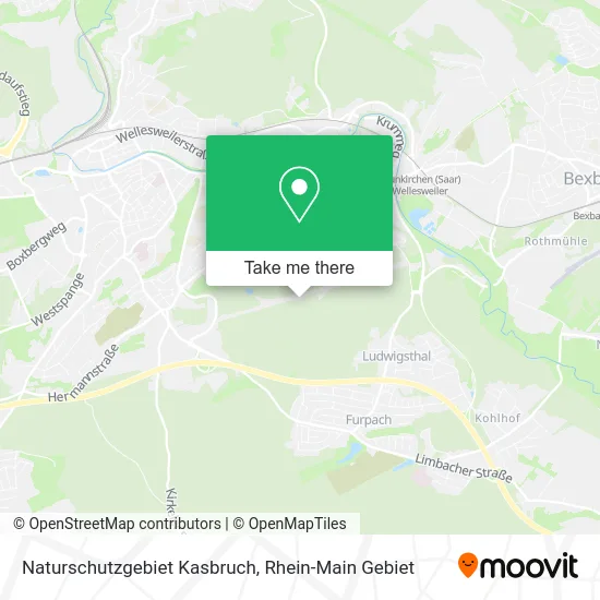 Карта Naturschutzgebiet Kasbruch