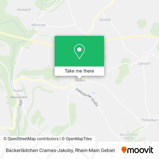 Карта Bäckerlädchen Crames-Jakoby