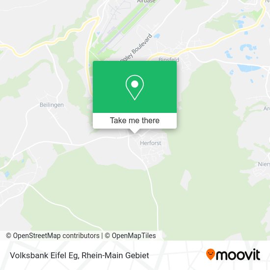 Карта Volksbank Eifel Eg