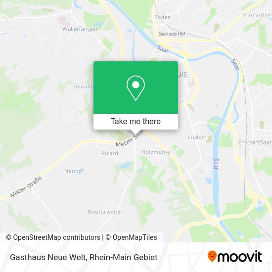 Карта Gasthaus Neue Welt