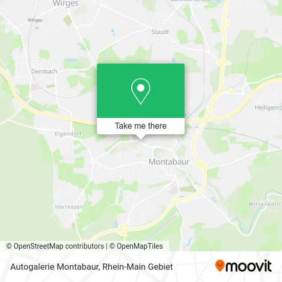 Autogalerie Montabaur map