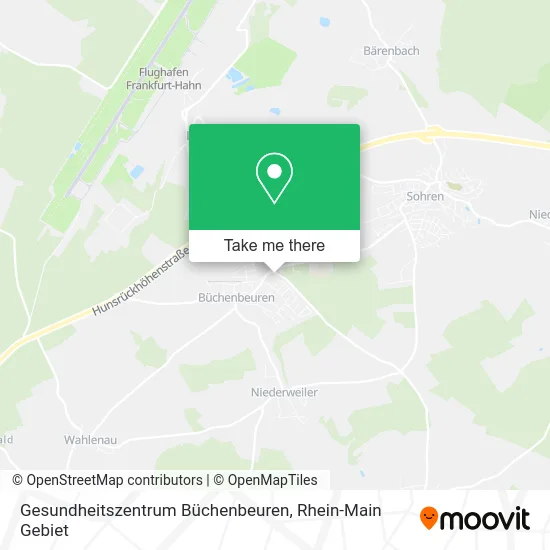 Карта Gesundheitszentrum Büchenbeuren