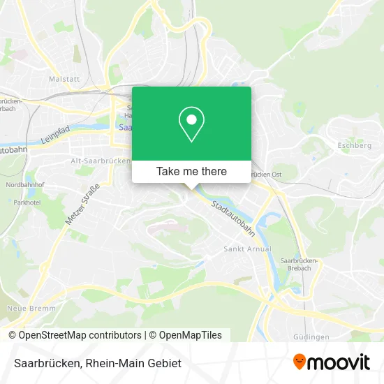 Карта Saarbrücken