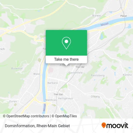 Карта Dominformation