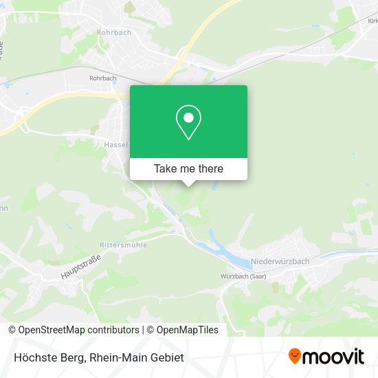 Карта Höchste Berg