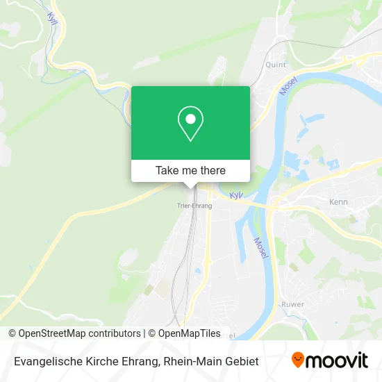 Карта Evangelische Kirche Ehrang