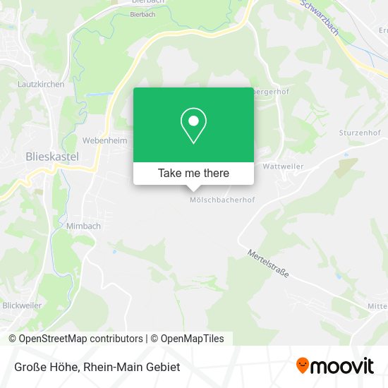 Карта Große Höhe