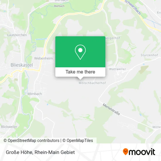 Карта Große Höhe