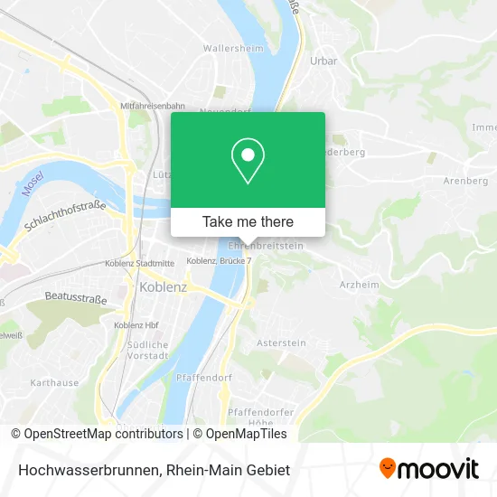Карта Hochwasserbrunnen