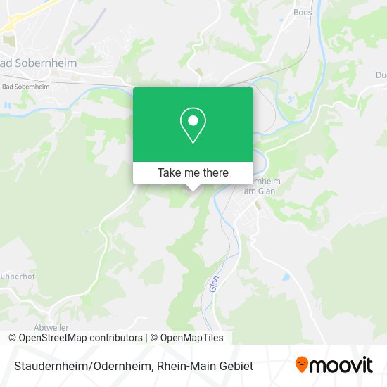 Карта Staudernheim/Odernheim