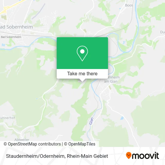 Карта Staudernheim/Odernheim