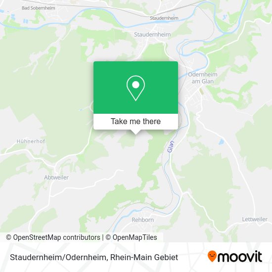 Карта Staudernheim/Odernheim