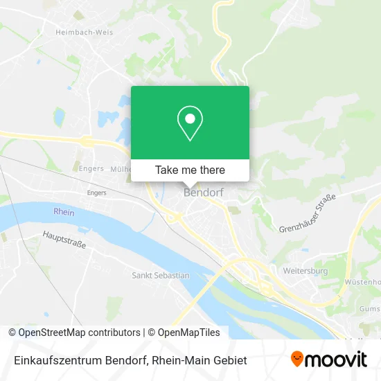 Карта Einkaufszentrum Bendorf