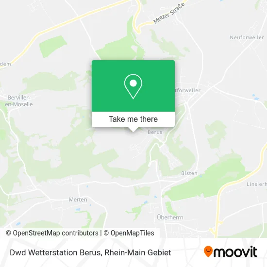 Dwd Wetterstation Berus map