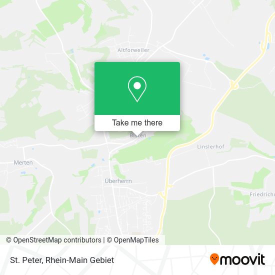 St. Peter map