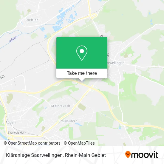 Карта Kläranlage Saarwellingen