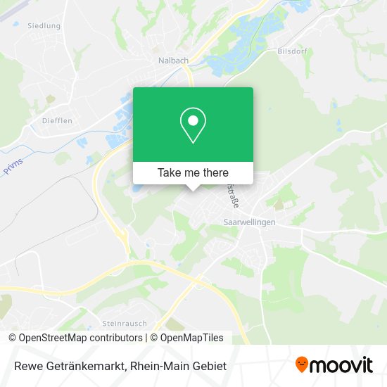 Карта Rewe Getränkemarkt