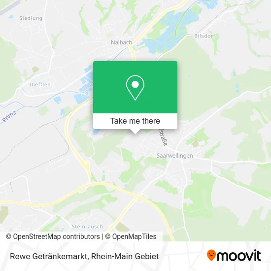 Карта Rewe Getränkemarkt