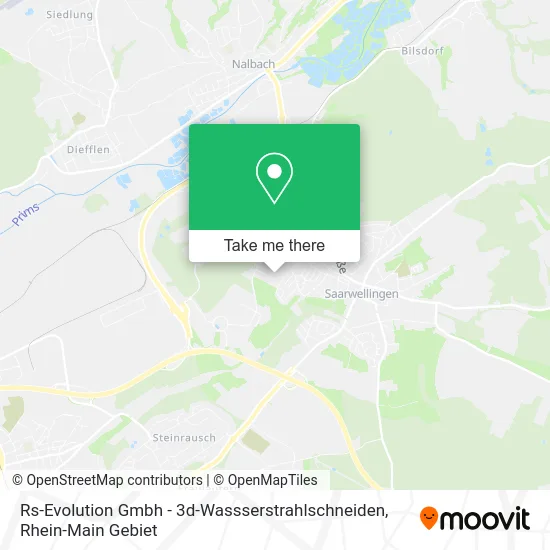 Карта Rs-Evolution Gmbh - 3d-Wassserstrahlschneiden