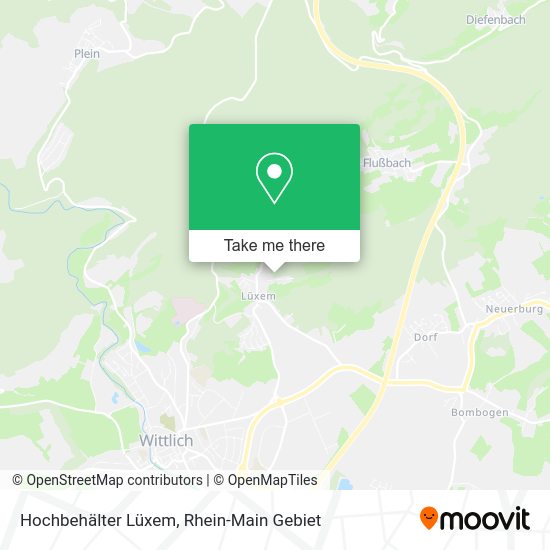 Карта Hochbehälter Lüxem