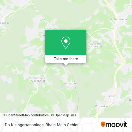 Карта Db-Kleingartenanlage