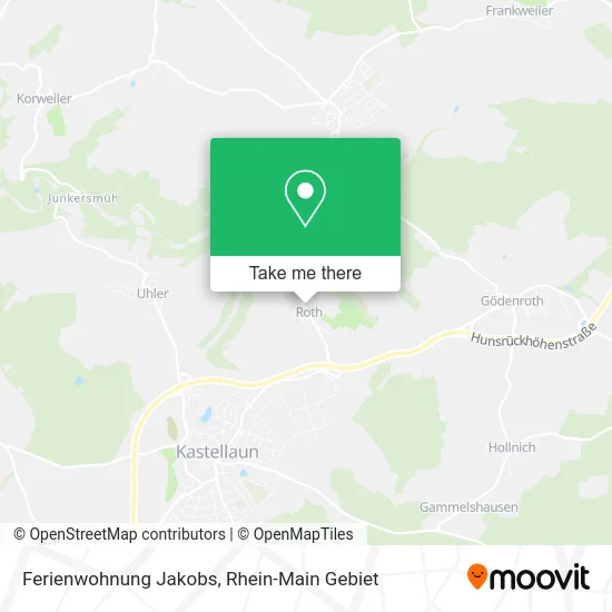 Карта Ferienwohnung Jakobs