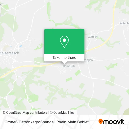 Карта Groneß Getränkegroßhandel