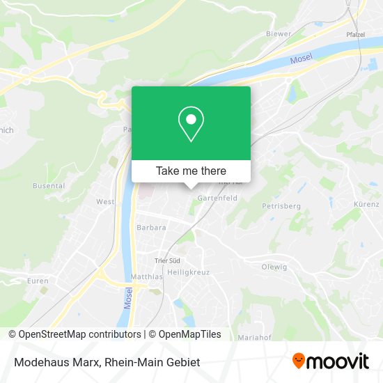 Карта Modehaus Marx
