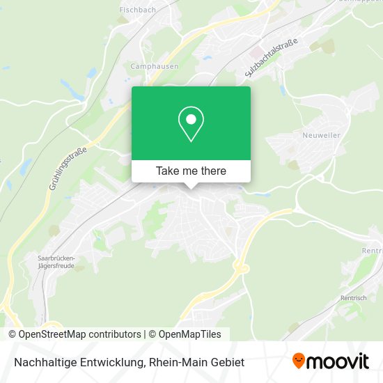 Карта Nachhaltige Entwicklung