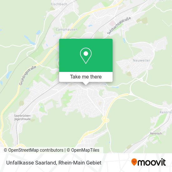 Карта Unfallkasse Saarland