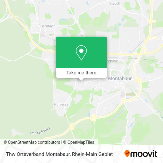 Карта Thw Ortsverband Montabaur