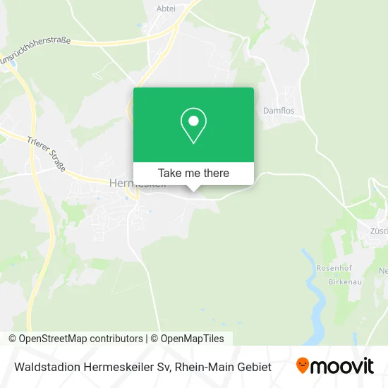 Карта Waldstadion Hermeskeiler Sv
