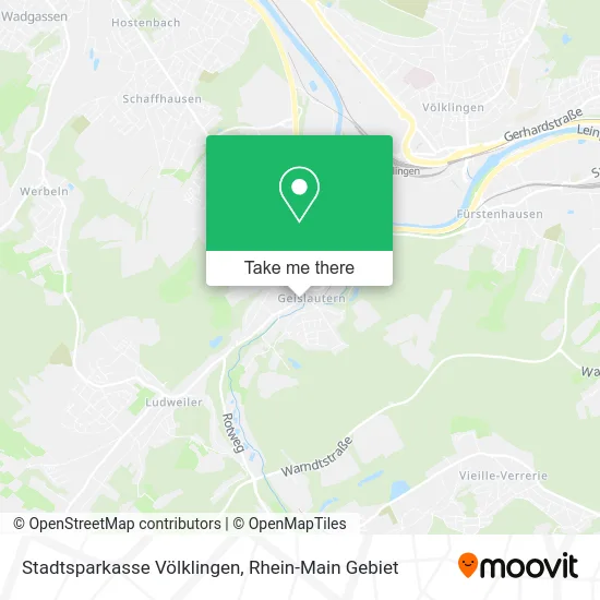 Карта Stadtsparkasse Völklingen
