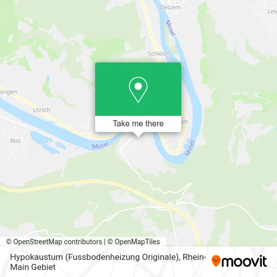Карта Hypokaustum (Fussbodenheizung Originale)