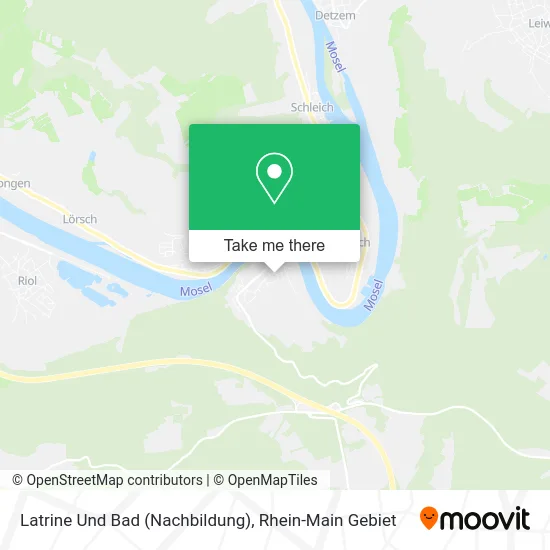 Карта Latrine Und Bad (Nachbildung)