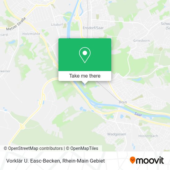 Карта Vorklär U. Easc-Becken