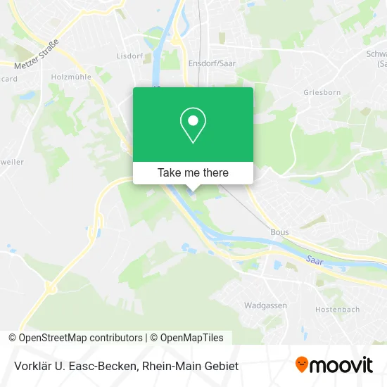 Карта Vorklär U. Easc-Becken