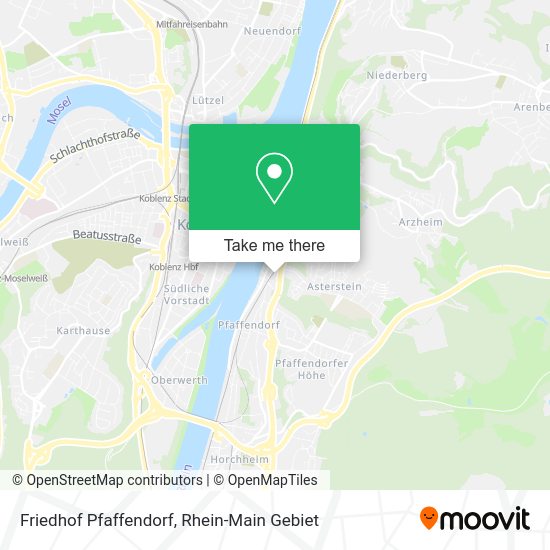 Карта Friedhof Pfaffendorf